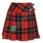 Ladies Wallace Tartan Mini Kilt Skirt